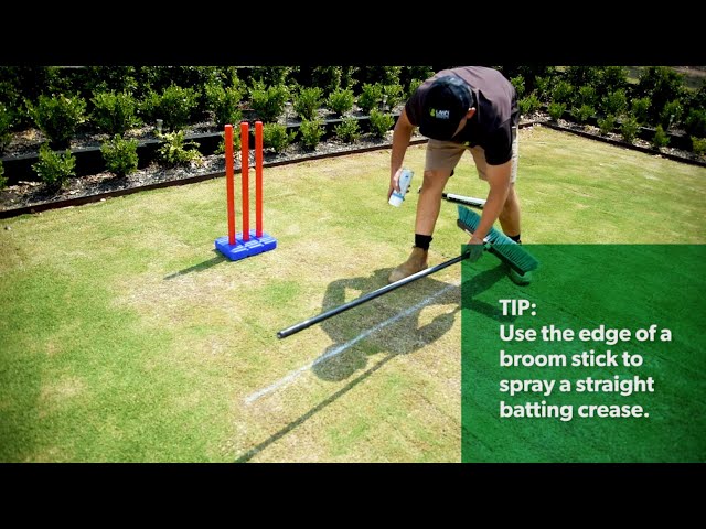 How to make your own Backyard Cricket Pitch