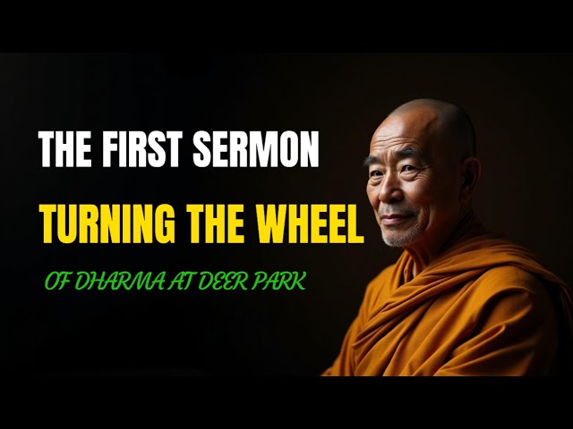 THE FIRST SERMON – TURNING THE WHEEL OF DHARMA AT DEER PARK| Buddhist teachings #TheWisdomofBuddhism