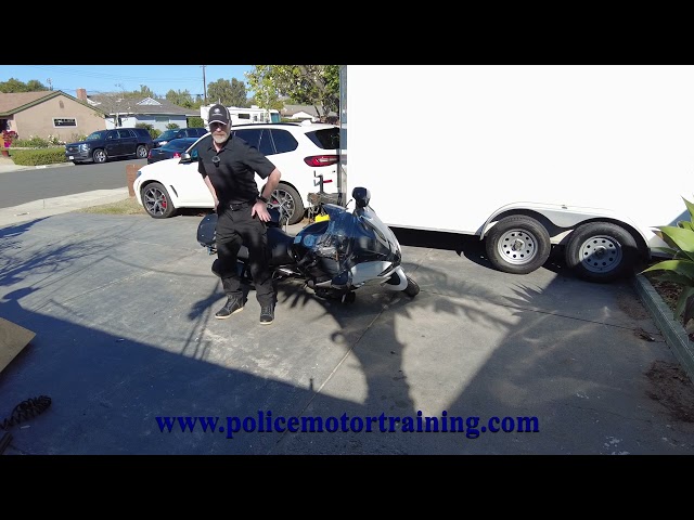 Pick Up a Police Motorcycle- A Better Way