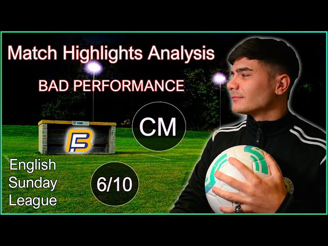 Football Match Highlights🎥 | Amateur Sunday League | Centre - Mid Analysis | What YOU should do! ⚽