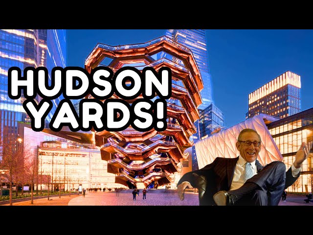 WALKING 🇺🇸 HUDSON YARDS at NIGHT ⛄️| Midtown Manhattan Walking Tour!