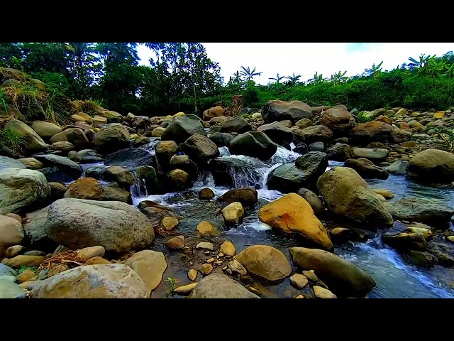 Nature Sounds Waterfall for Relaxation Meditation Relaxing Calm River Water flow for Sleeping