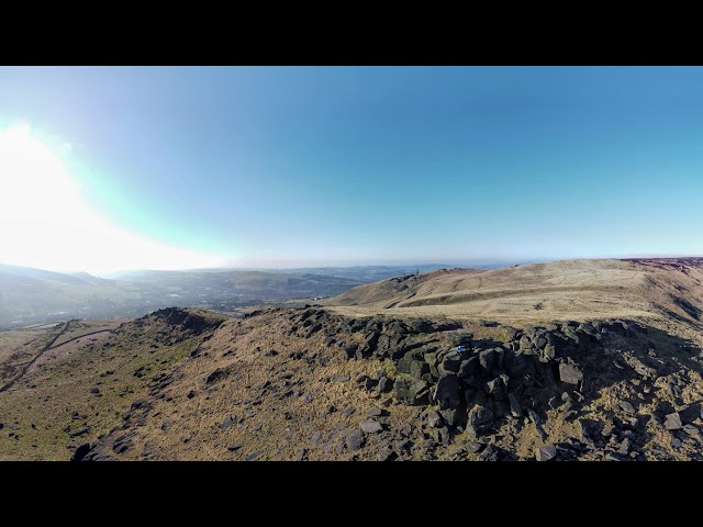 West Yorkshire - UK - Alderman's Brow Saddleworth - 360° Panorama