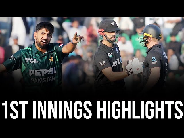 1st Innings Highlights | Pakistan vs New Zealand | 1st ODI | Tri-Nation Series 2025 | PCB | M3J1K