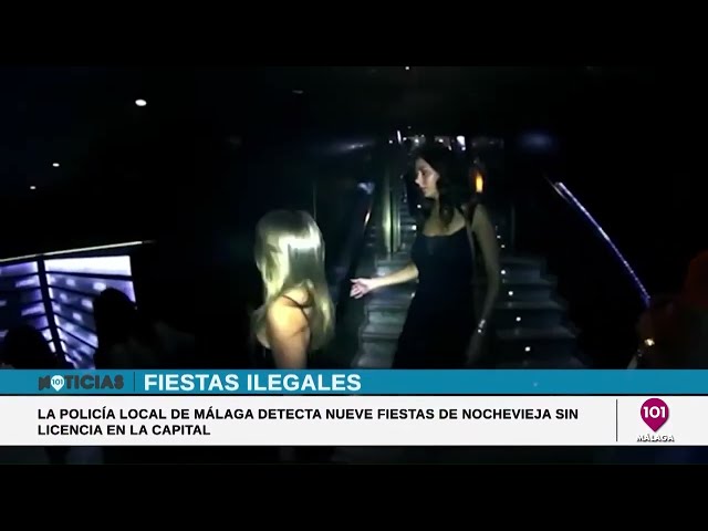 241231 #PolicíaLocalMálaga 🚔 #GIP #Fiestas Ilegales #Nochevieja #Redes 📺Noticias 101Tv