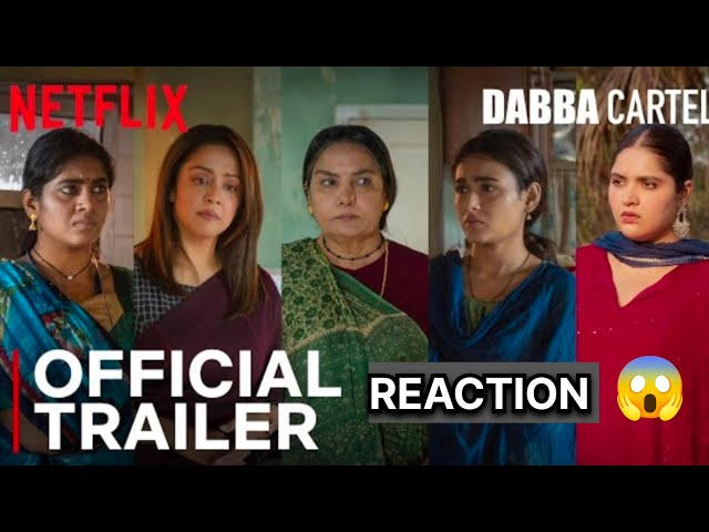 Dabba Cartel - Official Trailer Reaction 😱 | Chai With Supriya | Shabana Azmi, Jyothika, Sai T |