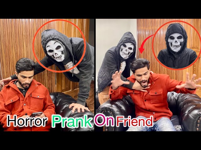 Extreme Horror Prank On Friend | Amazing Reaction 😂| Yasir Ali Vlogs