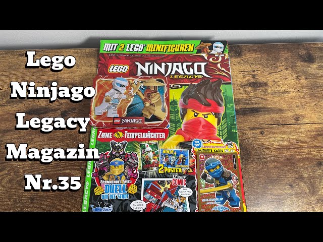 Zane Vs Templomőr - Lego Ninjago Legacy Magazin Nr. 35