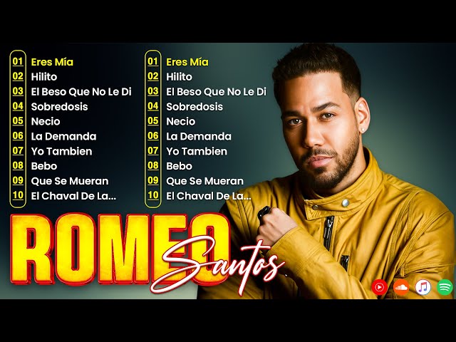 Romeo Santos - Éxitos Sus Mejores Románticas - Mejores Canciones De Aventura - Mix Bachatas