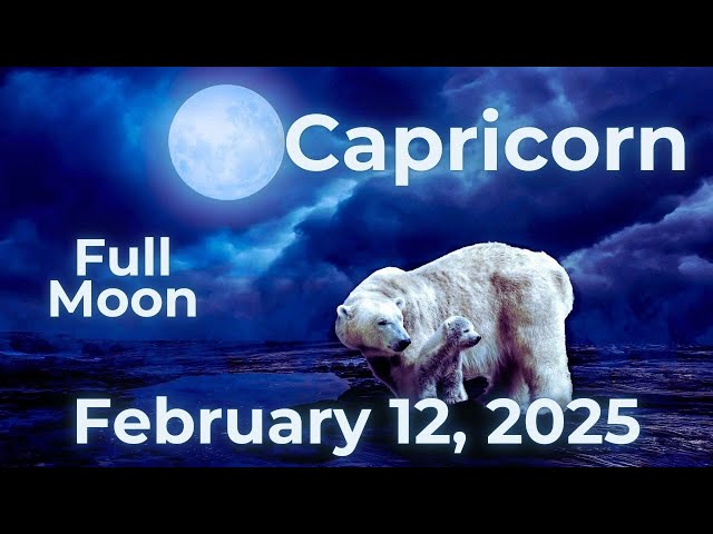 Capricorn, You Won't Believe This // February 2025 Full Moon // Moon Tarot Reading