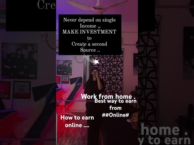 HOW TO EARN ONLINE🖤🖤👍 #workfromhome#shorts#earnmoneyonline #earningapps .....