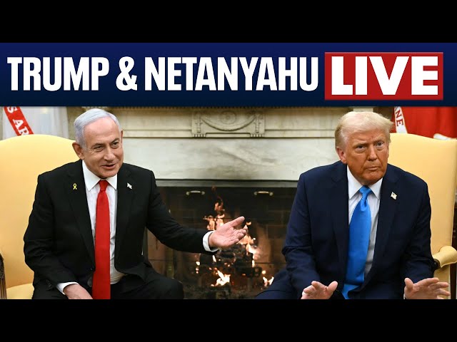 Trump meeting with Israeli Prime Minister Benjamin Netanyahu