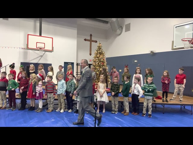 2022 2nd Grade Christmas Program - Closing Songs, Silent Night & You're My God