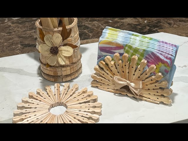 3 amazing creative DIY craft with wooden clothes pins #diycrafts#easy#wooden#diyprojects#crafting