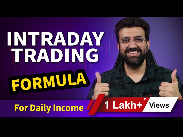 Intraday Trading Formula | Siddharth Bhanushali