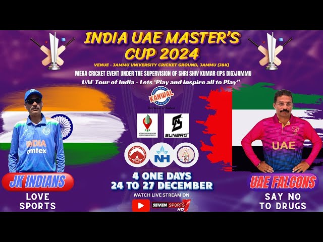 PRIZE CEREMONY || INDIA UAE MASTER'S CUP 2024 || JAMMU ||