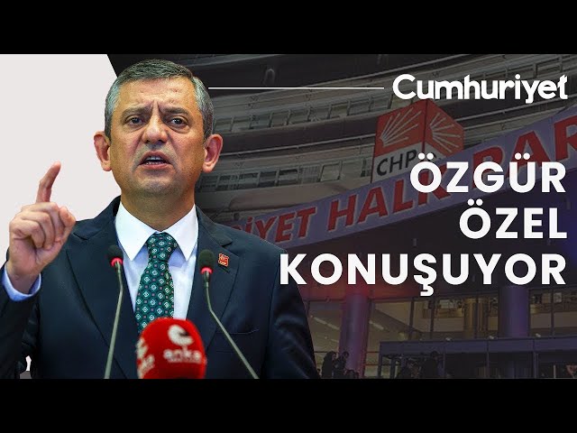 #CANLI CHP’li 9 belediyeye operasyon! Özgür Özel’den flaş açıklamalar…