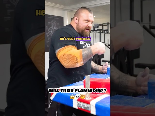 Eddie Hall & Neil Pickup! Armwrestling STRATEGY To Count Brian Shaw! #armwrestling #eddiehall #brian