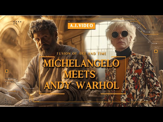 MICHELANGELO MEETS ANDY WARHOL - Fusion of Art and Time