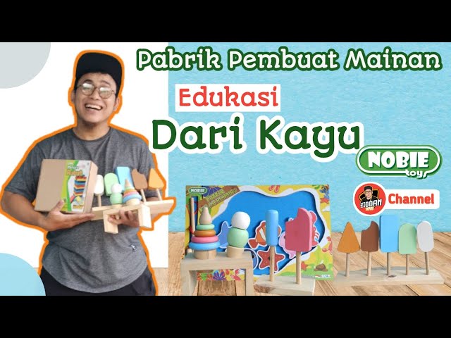 Wooden educational toy center #mainanedukasi #mainankayu #productindonesia