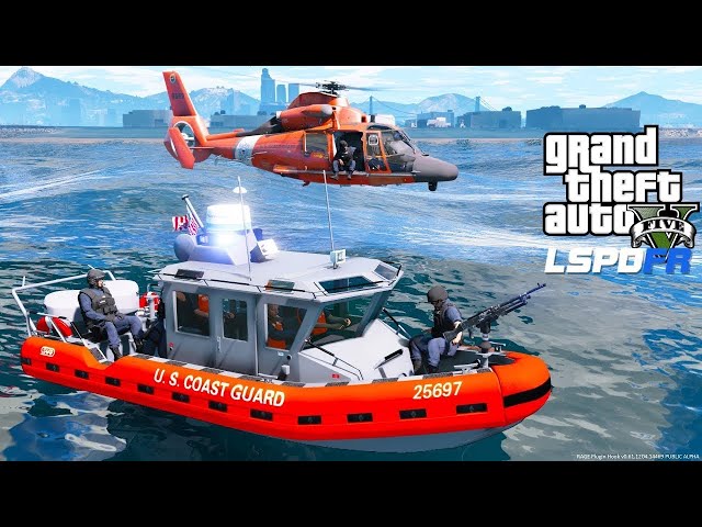 LSPDFR Coast Guard Helicopter Rescue Patrol - Coastal Callouts