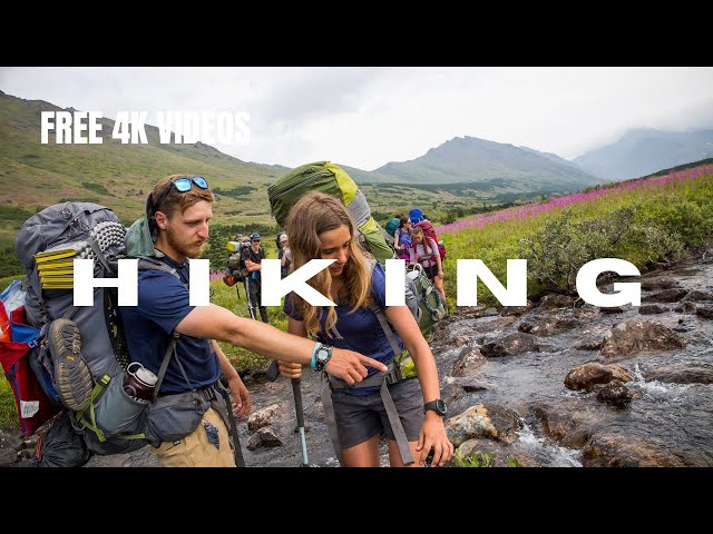 FREE 4K/HD HIKING//WATERFALL//MOUNTAINS//NATURE STOCK FOOTAGE - NO COPYRIGHT VIDEOS.