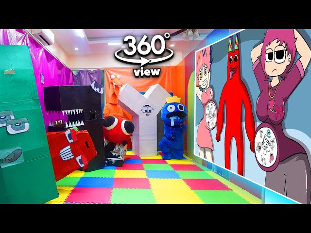 Alphabet Lore 360° - CINEMA HALL | Alphabet Lore But It's Reverse (Z - A...)Zero Two Dodging