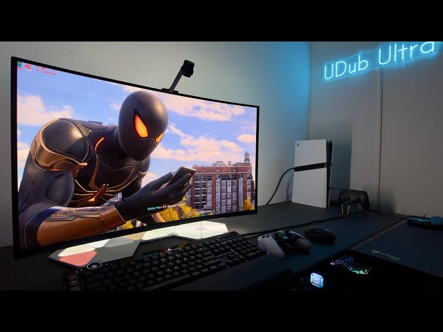 Spiderman 2 Looks UNREAL using DLSS 4.0 on an Alienware 32" 4k QD-OLED | BEST Gaming Monitor w/ HDR