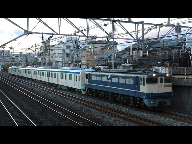 東武80000系　近車出場甲種輸送　京都〜山科間