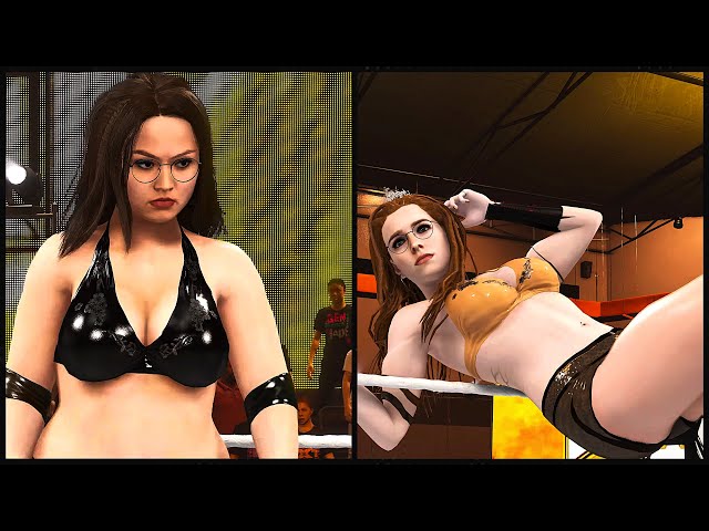 Coco Bar 03 vs Jackie Jell  Tall02 WWE W2k24.