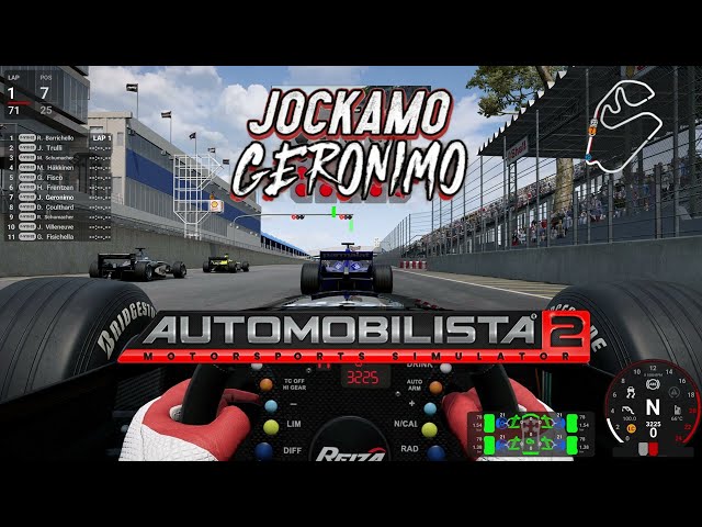 Formula V10 Gen 2 at Interlagos Circuit in Automobilista 2 | 01/03 | 4K