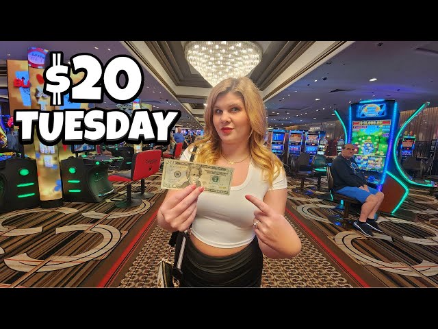 How Long Will $20 Last in Slots at HORSESHOE in Las Vegas!?