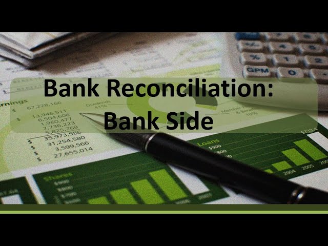 Current Asset Cash: Bank Reconciliation Bank Side Example