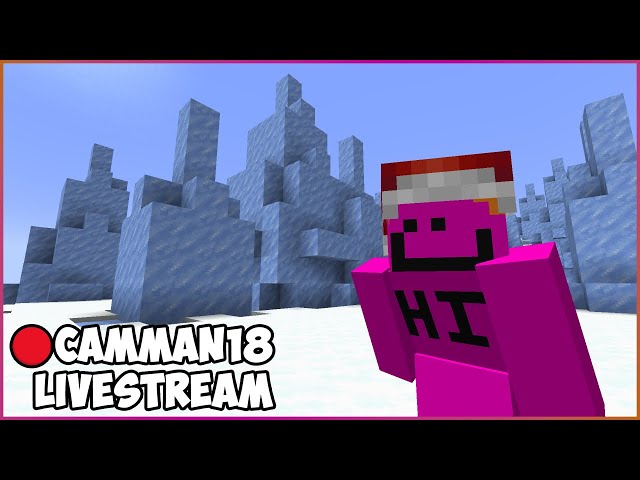 Beating Minecraft But The Whole World Is Ice Spikes! camman18 Full Twitch VOD