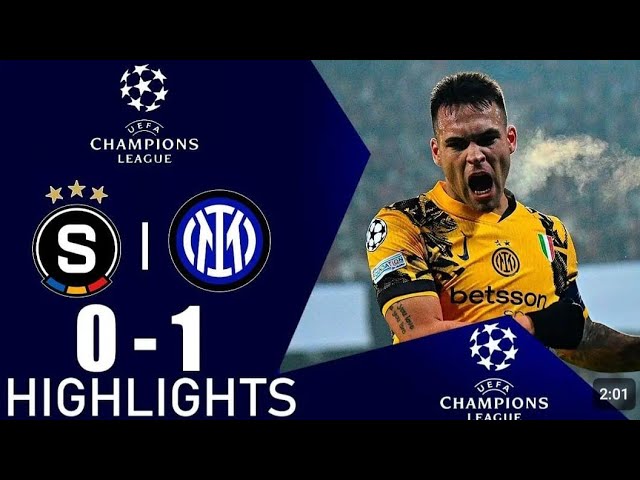 Sparta Praha vs Inter Milan 0-1 | highlights | UEFA Champions League 2024-25