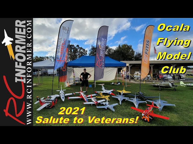 Ocala Flying Model Club Salute to Veterans event 2021 with RCINFORMER