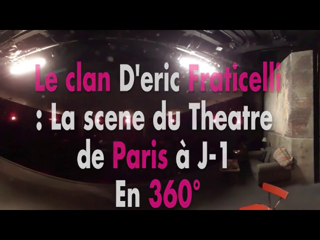 Le clan : Immersion en 360° sur la scène du théâtre de Paris