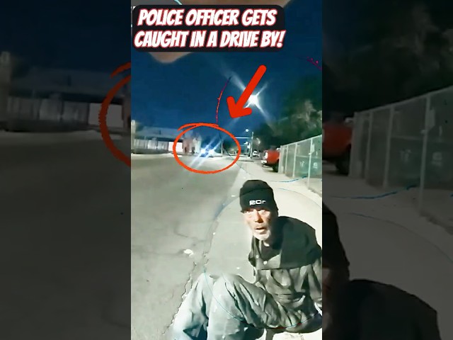 Police Officer SURVIVES Intense Drive By Attack!