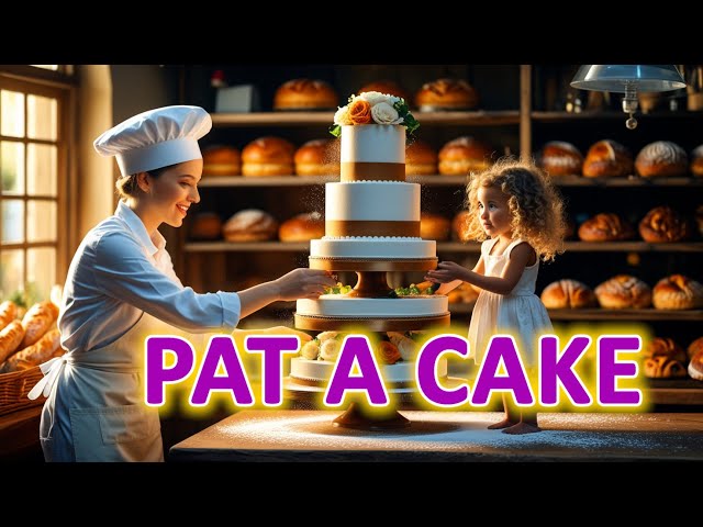 Pat A Cake 🎂 | Fun Kids Nursery Rhyme & Baking Song | Children's Song | Sing Along & Learn!