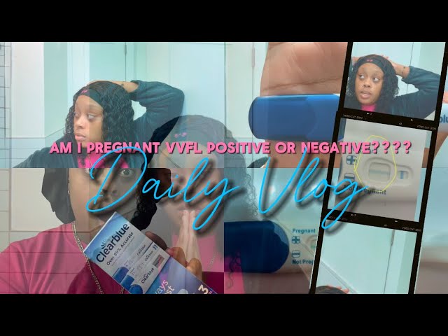 Daily Vlog | Trying To Conceive Am I Pregnant Vvfl Or Negative??? ( Thought It Was My Period)🤰🏾