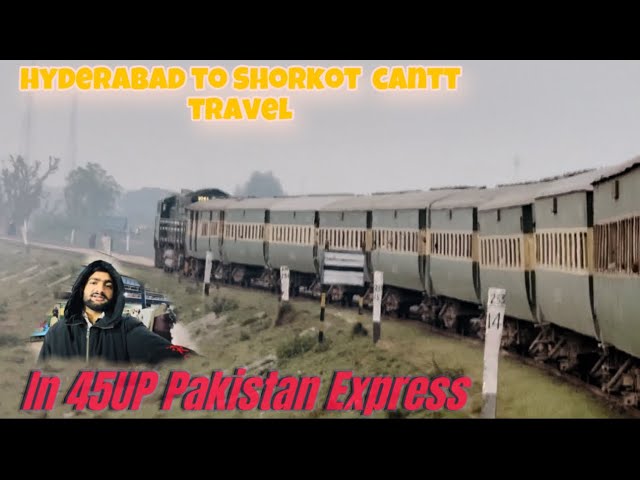 Hyderabad to Shorkot Cantt in Pakistan Express part 1 #traintravel #vlog #fypage #travel #foryouシ