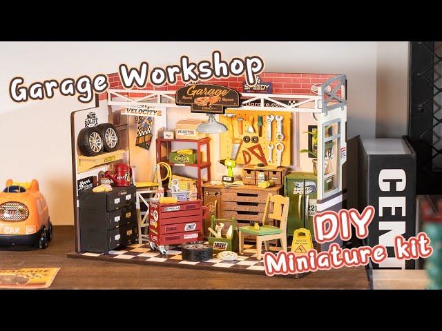 Garage Workshop | DIY Miniature Kit | It's time to build your garage!