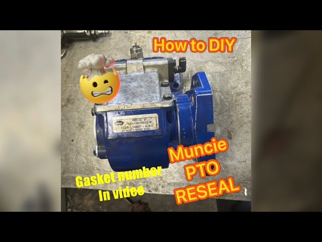 How to rebuild a Muncie PTO. On your truck or 18 wheeler. Gasket numbers in video