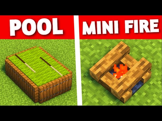 10 Unusual Simple Build Hacks in Minecraft! | Building Ideas