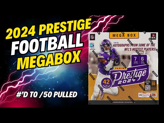 2024 Prestige Football Megabox Box Break | Miami Card Guys | Numbered to /50