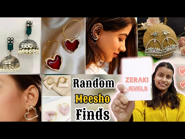 *HUGE*Meesho Ethnic Earrings🦋|| Random Meesho 10+ Affordable &Trendy Finds🦋@Zerakijewels