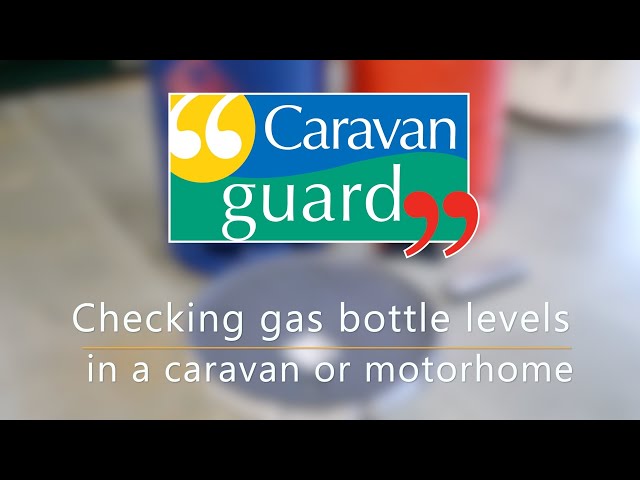 Checking your gas levels in a caravan or motorhome