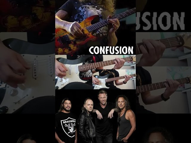 Confusion - Metallica (Main Riff & Verse 1) #metallicariffs #guitarcover #metal #rock #shortsvideo