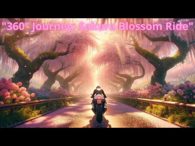 "360° Journey: Sakura Blossom Ride"