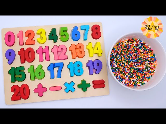 Learn Numbers 1-20 | Number Puzzle Activity | Educational Video for Toddler and Preschoolers